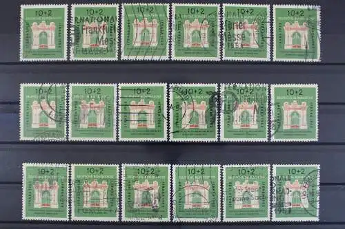 Deutschland, MiNr. 171, 10 Pf IFRABA, 18 Marken, gestempelt - 631967