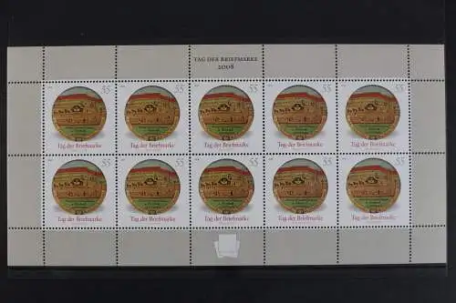 Deutschland, MiNr. 2692, Kleinbogen Tag d. Briefmarke, postfrisch - 630927