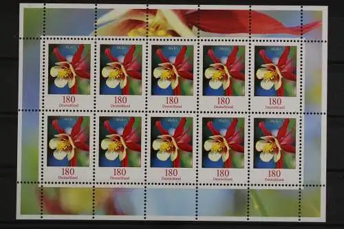 Deutschland, MiNr. 3082, Kleinbogen, Akelei, postfrisch - 631029