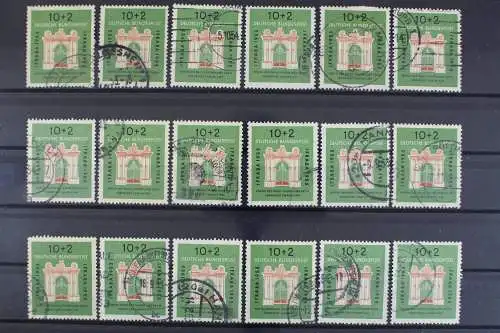 Deutschland, MiNr. 171, 10 Pf IFRABA, 18 Marken, gestempelt - 631966