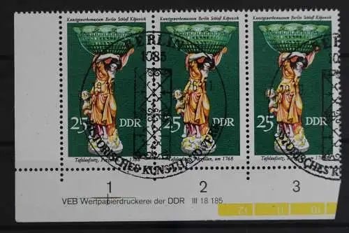 DDR, MiNr. 2173, 3er Streifen, Ecke li. unten, DV, ESST - 631417