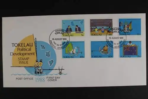 Tokelau-Inseln, MiNr. 153-158, FDC - 633301