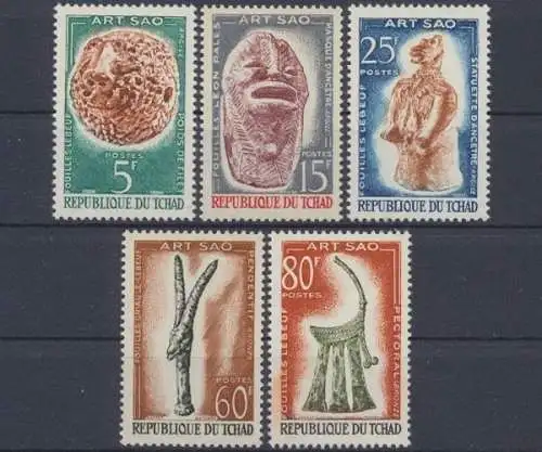 Tschad, MiNr. 101-105, postfrisch - 694077