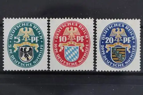 Deutsches Reich, MiNr. 375-377, Falz - 633789