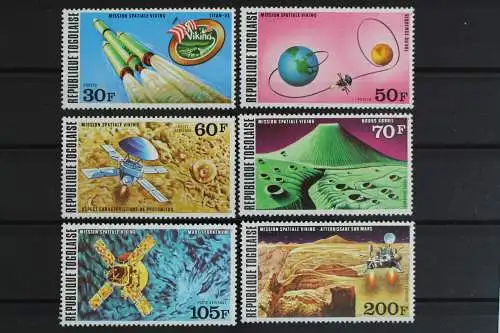 Togo, MiNr. 1174-1179, Mars, postfrisch - 635514