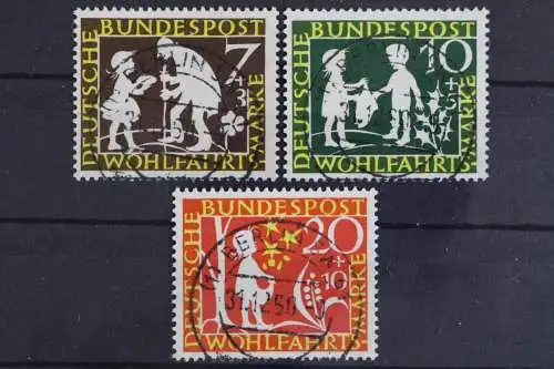 Deutschland (BRD), MiNr. 322, 323, 324, zentr. Berlin 61, gestempelt - 636411