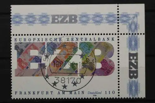 Deutschland (BRD), MiNr. 2000, Ecke re. oben, zentrischer Stempel, EST - 636851