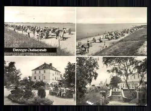 Breege-Juliusruh, Rügen, Strand, Blick zur Promenade - 419500