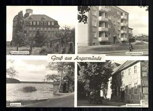 Angermünde, Einstein-Oberschule, Ledigenwohnheim, Wolletzsee - 419071