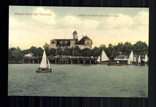 Steinhude am Meer, Strand-Hotel mit Terrasse, Segelboote - 419152