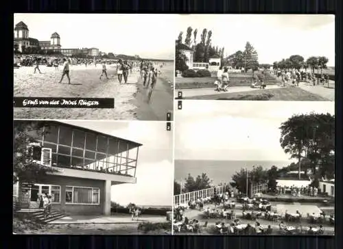 Insel Rügen, jeweils eine Ansicht von Binz, Baabe, Göhren und Sellin - 419068