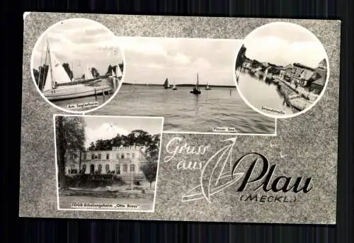 Plau am See, am Seglerheim, Strandstraße, Erholungsheim "Otto Brass" - 419167