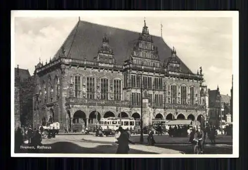 Bremen, Rathaus, Strassenbahn - 419327