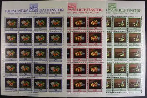 Liechtenstein, MiNr. 990-992, Kleinbögen, postfrisch - 636528