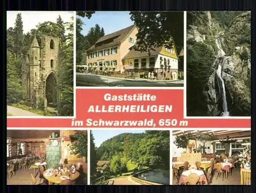 Oppenau/Schwarzwald, Klosteruine Allerheiligen, Wasserfall, Gaststätte - 419609