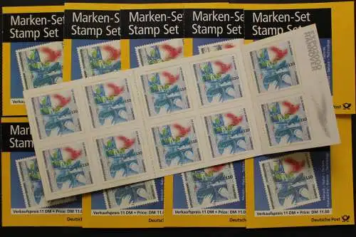 Deutschland (BRD), MiNr. MH 40, 10 Markenheftchen, postfrisch - 637396