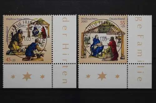 Deutschland (BRD), MiNr. 2369-2370, Ecke re. unten, zentr. VS F/M, EST - 638904