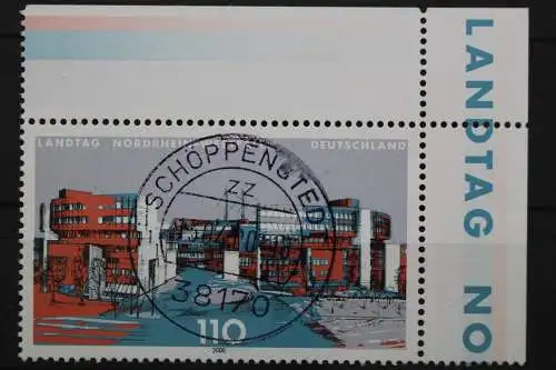 Deutschland (BRD), MiNr. 2110, Ecke re. oben, zentrischer Stempel, EST - 639984