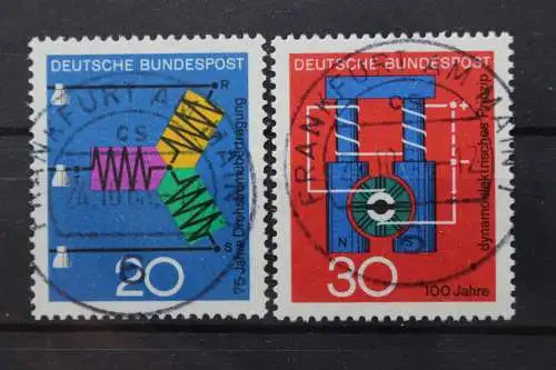 Deutschland (BRD), MiNr. 521-522, zentrisch VS F/M, gestempelt - 639642