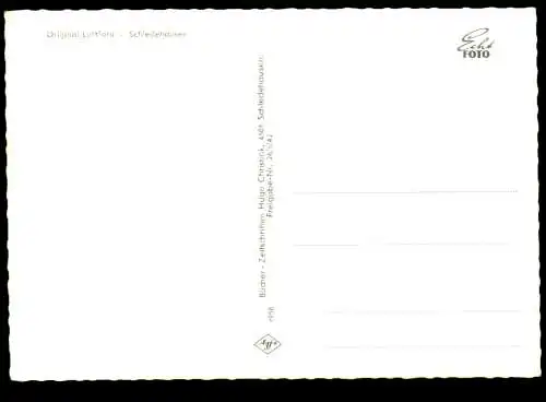 Schledehausen bei Bissendorf, Ortsansicht, orginal Luftfoto - 420117