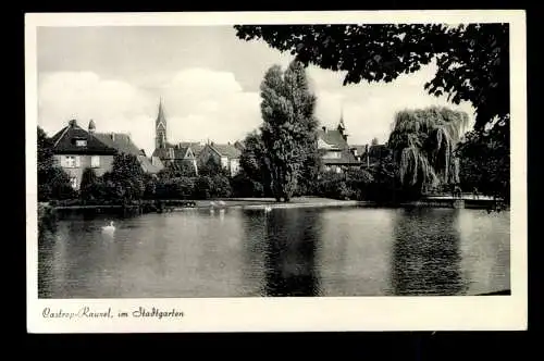 Castrop-Rauxel, Stadtgarten, Blick zum Ort - 420281