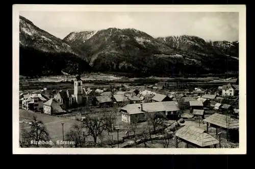 Kirchbach/Kärnten, Ortsansicht mit Kirche - 420454