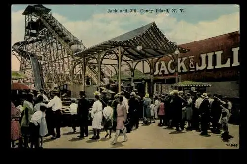 USA Jack und Jill, Coney Island, New York, Freizeitpark - 420532