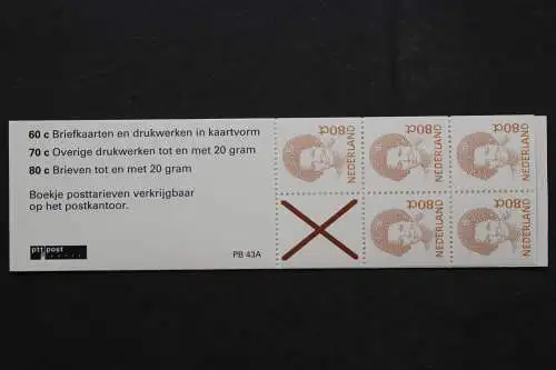 Niederlande, MiNr. MH 44, Variante PB 43 A, postfrisch - 640483