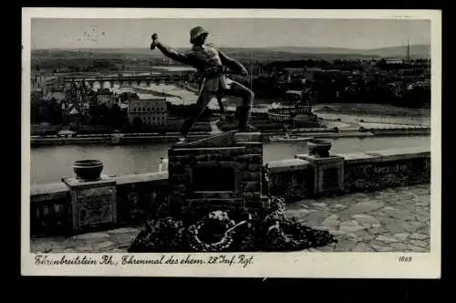 Koblenz, Ehrenbreitstein, Ehrenmal des ehem. 28. Inf. Regiments - 420530