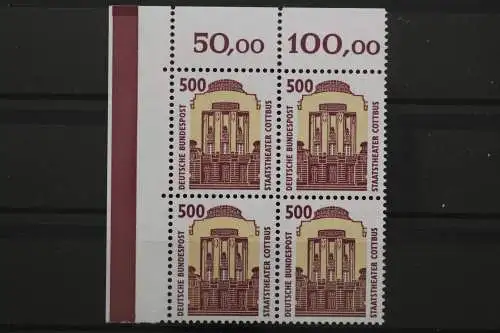 Deutschland, MiNr. 1679, Viererblock, Ecke li. oben, postfrisch - 640587