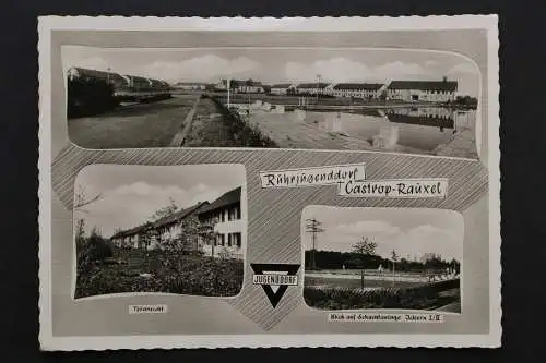 Castrop-Rauxel, Rührjugenddorf, Bad, Blick auf Schacht Ickern I/II - 420751