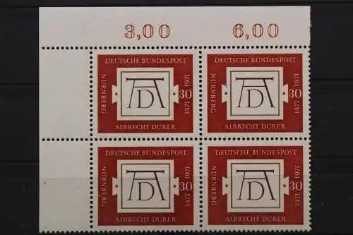 Deutschland, MiNr. 677, Viererblock, Ecke li. oben, postfrisch - 640649