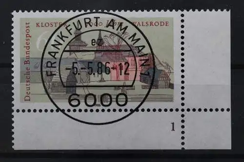 Deutschland (BRD), MiNr. 1280, Ecke rechts unten, FN 1, VS F/M, EST - 644272