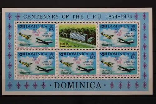 Dominica, MiNr. 418, Kleinbogen, Flugzeuge, postfrisch - 642250