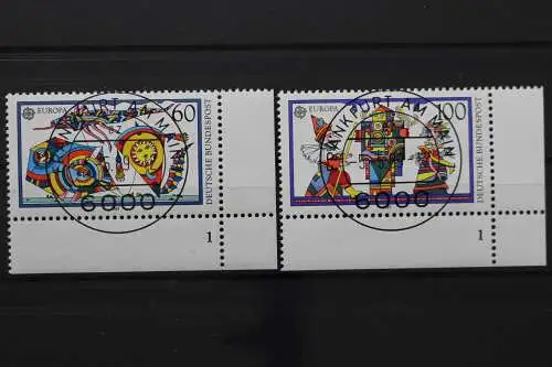 Deutschland (BRD), MiNr. 1417-1418, Ecken re. unten, FN 1, VS F/M, EST - 644363