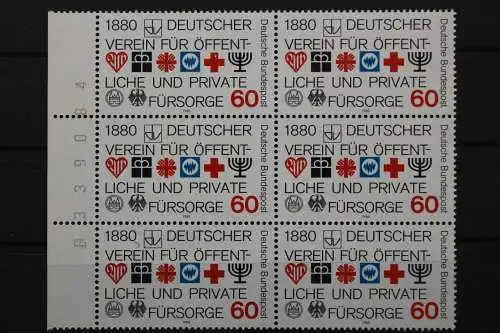 Deutschland, MiNr. 1044, 6er Block, li. Rand mit BZN, postfrisch - 642634