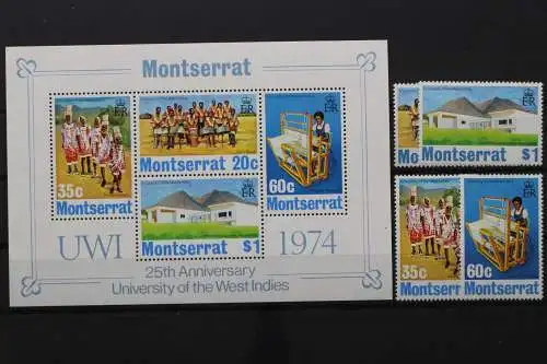 Montserrat, MiNr. 301-304, Block 4, postfrisch - 642159