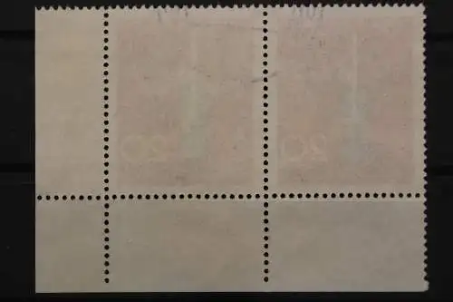 Deutschland, MiNr. 442, waag. Paar, Ecke re. unten, FN 1, gestempelt - 645059