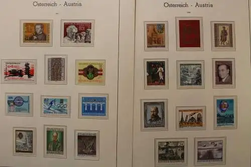 Österreich 1975-1989, postfrische Sammlung auf Leuchtturm Blättern - 704549