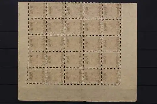 Deutsches Reich Dienst, MiNr. 63, 25er Bogenteil, linke Seite, postfrisch - 653153