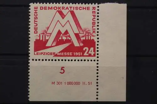 DDR, MiNr. 282, Ecke rechts unten mit DV, re. ndgz, postfrisch - 653839