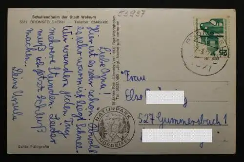 Bronsfeld OT v. Schleiden, Eifel, Schullandheim der Stadt Walsum - 422607