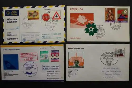 Luftpost - Erstflugbelege usw., 40 Belege, auch interessante Belege (2) - 706981