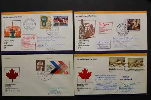 Luftpost - Erstflugbelege usw., 40 Belege, auch interessante Belege (2) - 706981