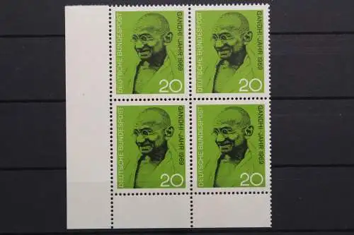 Deutschland, MiNr. 608, Viererblock, Ecke li. unten, postfrisch - 656847