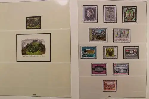 Österreich 1985-1989, postfrische Sammlung auf Lindner T - 707091