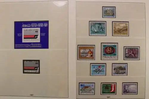 Österreich 1985-1989, postfrische Sammlung auf Lindner T - 707091