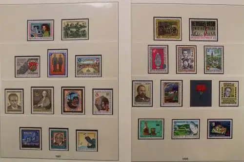 Österreich 1985-1989, postfrische Sammlung auf Lindner T - 707091