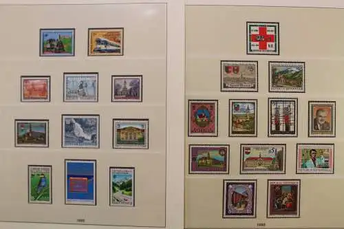 Österreich 1985-1989, postfrische Sammlung auf Lindner T - 707091
