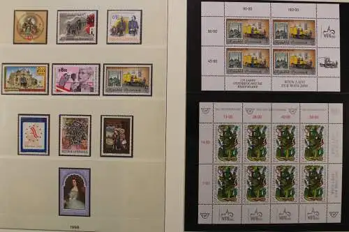Österreich, MiNr. 2240-2271, Jahrgang 1998 postfrisch auf Lindner T - 707101